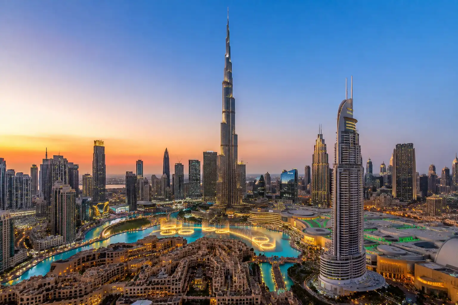 Downtown Dubai skyline