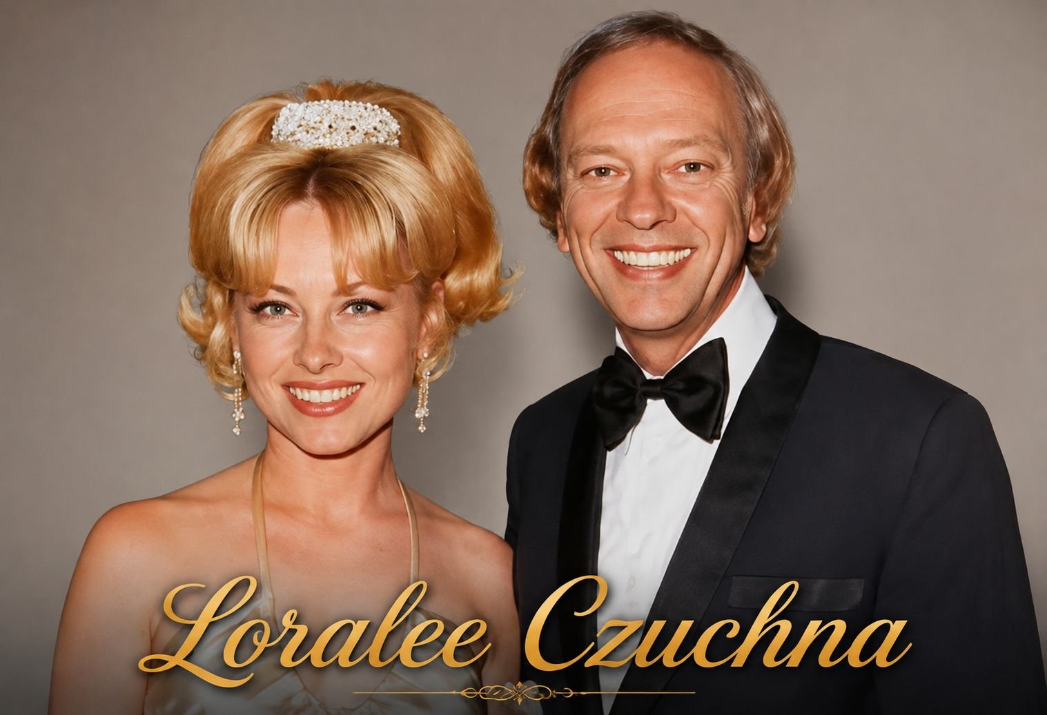 Loralee Czuchna and Don Knotts photographed together during their marriage