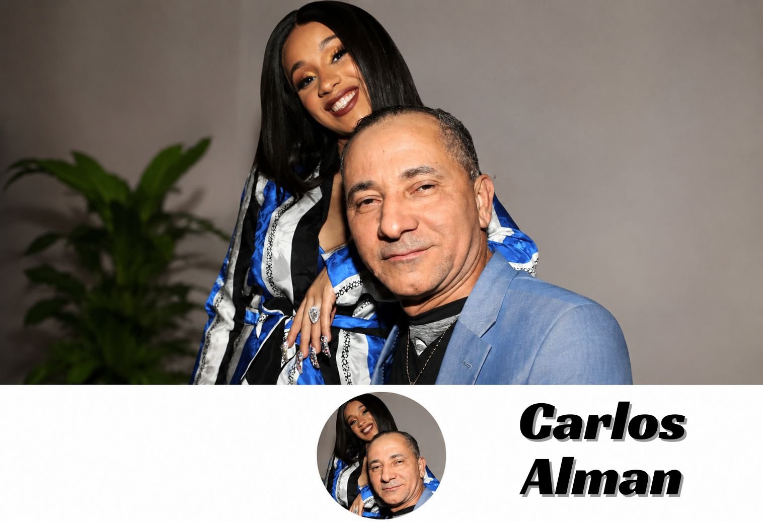 Carlos Alman, Cardi B's father, pictured at a public event in New York City